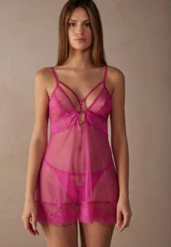Intimissimi BABYDOLL FEARLESS FEMININITY - Nachthemd - Rosa Valentine Pink