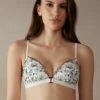 Intimissimi TIZIANA PURE JOY - Triangel BH - Elfenbein Powder White Black