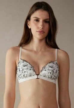 Intimissimi TIZIANA PURE JOY - Triangel BH - Elfenbein Powder White Black