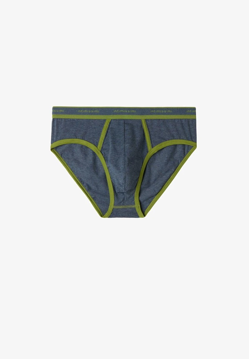 Intimissimi SUPIMA MIT LOGO - Slip - Blau Denim Mel Verde 5 Intimissimi SUPIMA MIT LOGO - Slip - Blau Denim Mel Verde – Bild 3