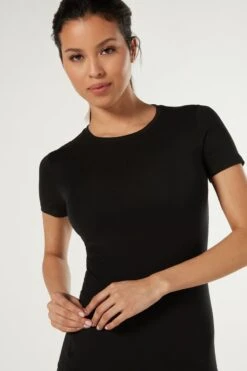 Intimissimi MIT STRETCHANTEIL - T-Shirt Basic - Nero