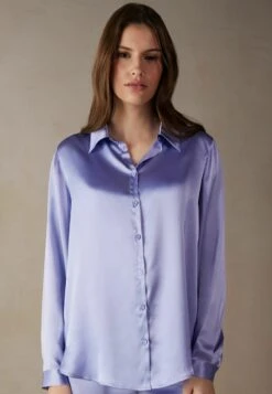 Intimissimi MANICA LUNGA - Hemdbluse - Violett Sweet Lavander