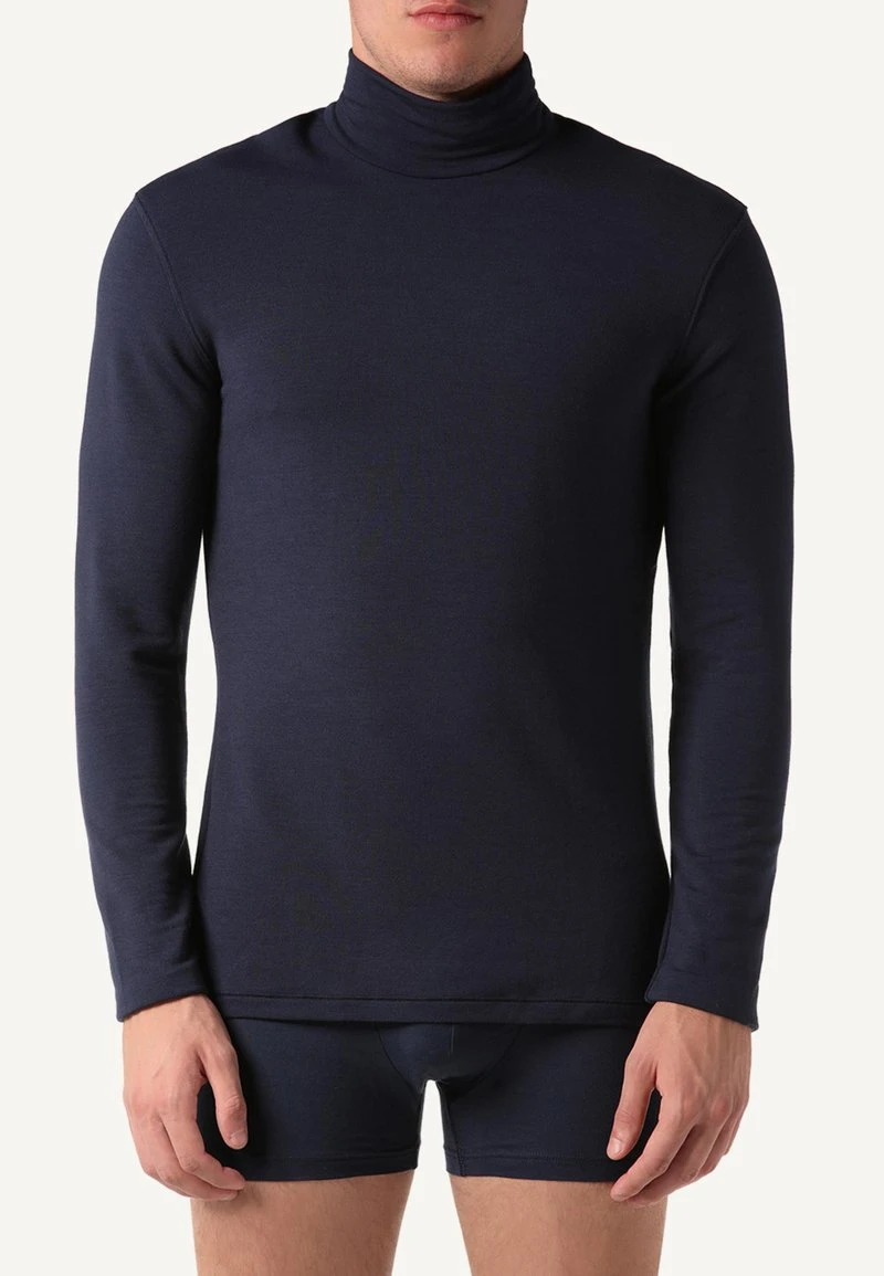 Intimissimi LANGARM-SHIRT AUS KASCHMIR-MODAL MIT ROLLKRAGEN - Nachtwäsche Shirt - Blue 3 Intimissimi LANGARM-SHIRT AUS KASCHMIR-MODAL MIT ROLLKRAGEN - Nachtwäsche Shirt - Blue