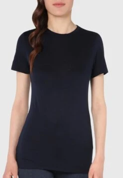 Intimissimi KURZARM AUS EXTRAFINE SUPIMA - T-Shirt Basic - Blu Intenso