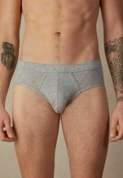 Intimissimi AUS SUPIMA NATURAL FRESH - Slip - Light Grey Melange