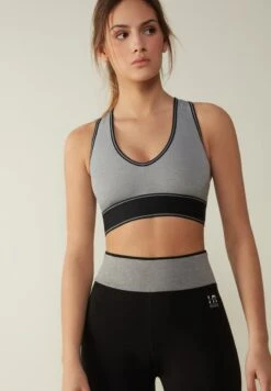 Intimissimi Top - Grigio Mel Medio/nero