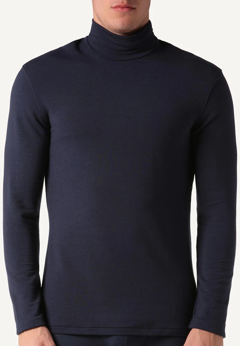 Intimissimi LANGARM-SHIRT AUS KASCHMIR-MODAL MIT ROLLKRAGEN - Nachtwäsche Shirt - Blue 5 Intimissimi LANGARM-SHIRT AUS KASCHMIR-MODAL MIT ROLLKRAGEN - Nachtwäsche Shirt - Blue – Bild 3