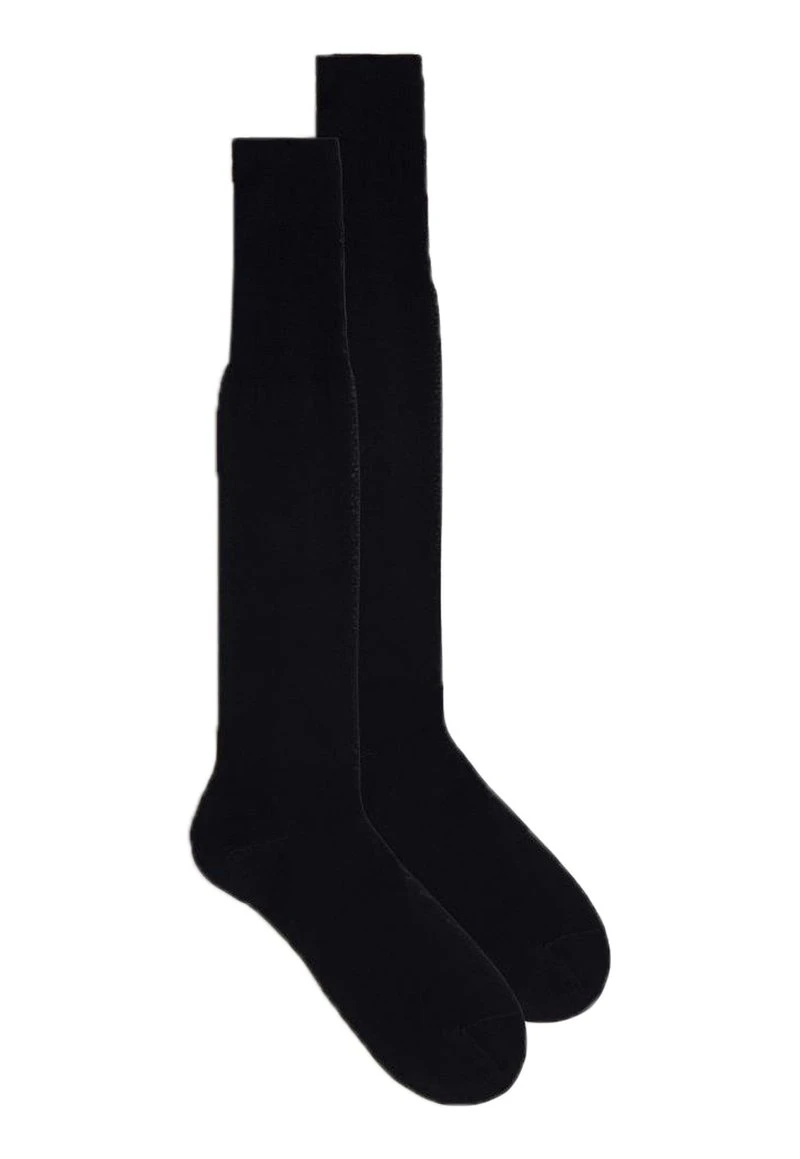 Intimissimi LANGE STRÜMPFE AUS SATINIERTER, MERCERISIERTER BAUMWOLLE - Kniestrümpfe - Blu 2 Intimissimi LANGE STRÜMPFE AUS SATINIERTER, MERCERISIERTER BAUMWOLLE - Kniestrümpfe - Blu